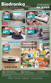 Biedronka gazetka Strona 6: Parownica do ubrań MPM MZP-04 €69,90, Golarka do ubrań LintXPert akumulatorowa LAFE €39,99