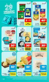 Carrefour gazetka tydzień 43 Strona 18: Ser pleśniowy lazur, Ser żółty Włoszczowski