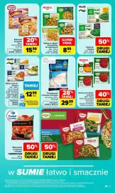Carrefour gazetka tydzień 43 Strona 25: Makaron, kluski na patelnię, do zapiekania €8,99, Szpinak frosta
