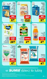 Carrefour gazetka tydzień 43 Strona 43: Chrupki bio BIOSAURUS €4,79, Herbatniki Miśkopty Gerber €9,09