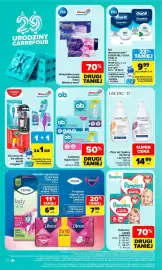 Carrefour gazetka tydzień 43 Strona 52: Tampony higieniczne O.B., Szczoteczki do zębów marki Colgate*** €1,00