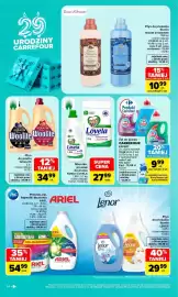 Carrefour gazetka tydzień 43 Strona 54: Mleczko, proszek do prania FAMILY LOVELA €27,99, Płyn do prania Woolite €34,99