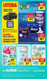 Carrefour gazetka tydzień 43 Strona 57: Ręcznik kuchenny 2-warstwowy SIMPL €3,49, Papier toaletowy nawilżany €3,99