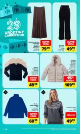 Carrefour gazetka Strona 14: Spodnie damskie €49,99, Kurtka zimowa damska €169,99