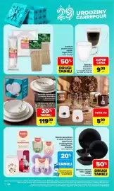 Carrefour gazetka Strona 2: Komplet obiadowy z czarną obwódką €119,00, Kubek jesienny €5,99