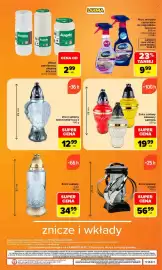 Carrefour gazetka Strona 7: Znicz szklany zalewany AMFORA €19,99, Płyn, mleczko czyszczące do nagrobków SIDOLUX €9,99