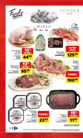 Carrefour gazetka Strona 14: Kurczak mały mrożony biały, żółty €44,99, Kotleciki jagnięce skin €100,00