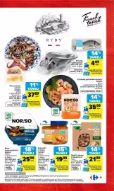 Carrefour gazetka Strona 15: Trio owoców morza NORSO €37,89, Szyjki rakowe z koperkiem Freezco €21,99