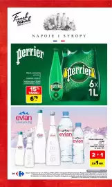 Carrefour gazetka Strona 28: Woda mineralna Evian, Woda mineralna gazowana Perrier €6,79