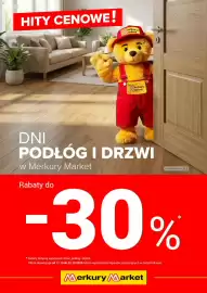 Merkury Market gazetka Strona 1: HITY CENOWE! Merkury Market Merkury Market DNI PODŁÓG I DRZWI w Merkury Market Rabaty do