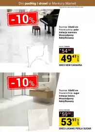 Merkury Market gazetka Strona 14: GRES LUGANO PERLA €53,91, GRES NEW CARARRA €49,41