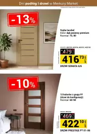 Merkury Market gazetka Strona 4: DRZWI PRESTIGE PT 01-06 €422,10, DRZWI SONATA 6/6 €416,73