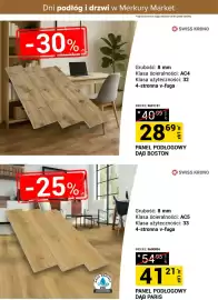 Merkury Market gazetka Strona 7: PANEL PODŁOGOWY DĄB PARIS €41,21, Panel podłogowy Dąb Boston €28,69