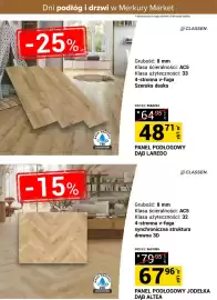 Merkury Market gazetka Strona 8: Panel Podłogowy Dąb Laredo €48,71, Panel Podłogowy Jodełka Dąb Altea €67,96