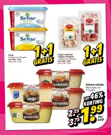 Hoogvliet folder week 43 Pagina 6: DORDEEL VOORDEEL palmolie vry 100% PLANTAAR Sense bewust leven Light 33% minder vet goed