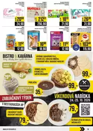 Jip leták týden 43 Strana 19: Papírové kapesníky €18,10, Reno kousky masa pro kočky hovězí kuřecí €18,90