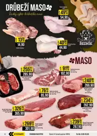 Jip leták týden 43 Strana 4: Kuřecí stehna celá €49,02, Vepřová krkvice €102,90