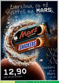 Jip leták Strana 10: 10 Zmrzlina, co tě vystřelí na MARS! 568kJ 136kcal 7%* - 51mi 100ml: 1114 kJ/266 kcal Mars Ice Cream