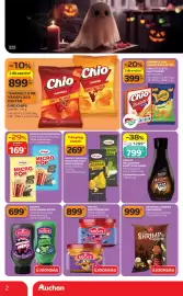 Auchan akciós újság hét 43 Oldal 2: CHIO Chips €899,00, Mogyi Crasssh! Mogyoró vagy Napraforgó €269,00