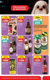 Auchan akciós újság hét 43 Oldal 5: Hobgoblin Gold Világos vagy Ruby Vörös Üveges Sör €999,00