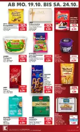 Kaufland Prospekt woche 43 Seite 27: HITSCHIES Saure Drachenzungen Brizzl-Bälle €1,29