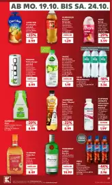 Kaufland Prospekt woche 43 Seite 29: VALENSINA Spor+ Muskel Exotik €0,99, Volvic Bio-Essence €1,19