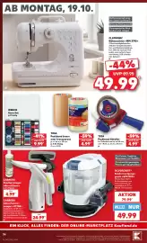 Kaufland Prospekt woche 43 Seite 36: SILVERCREST Polsterreinigungsgerät SPR 800 €79,99, WENCO Garn-Set €9,99