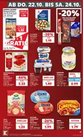 Kaufland Prospekt woche 43 Seite 49: COPPENRATH & WIESE Cafeteria fein & sahnig Erdbeer-Joghurt €3,33