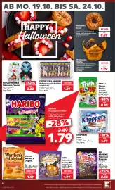 Kaufland Prospekt woche 43 Seite 6: KNOPPERS Minis €1,79, HARIBO Fruchtgummi-Minis €1,79