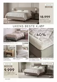 Skeidar kundeavis uke 43 Side 2: XOV basic rammeseng €2.999,00, Jensen serenity overmadrasser €5.088,00