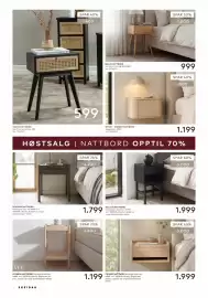 Skeidar kundeavis uke 43 Side 8: XCV Crosby nattbord €1.999,00, Malin nattbord €999,00