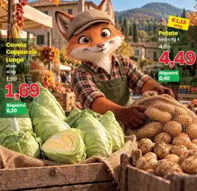 Volantino Prix Quality Pagina 11: Cavolo Cappuccio Lungo €1,69, Patate €4,49