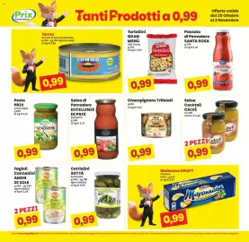 Volantino Prix Quality Pagina 5: Cetriolini Sottà €0,99, Tortellini Gran Menu alla Carne €0,99