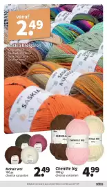 Wibra folder Pagina 5: Mohair wol €2,49, Chenille big €4,99