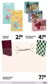 Wibra folder Pagina 8: DIY piepschuim mozaïekset €4,49, Schaakmat €7,99