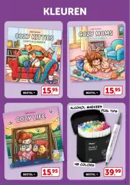 Boekenvoordeel folder Pagina 5: Alcohol markers €39,99, Cozy kitties comfy kleurboek €15,95