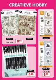Boekenvoordeel folder Pagina 8: Black Fineliners €4,95, Card making Paper Pad €8,95