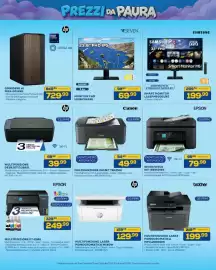 Volantino Euronics Bruno Pagina 20: Canon Multifunzione Inkjet TR4755I €49,99, Epson Workforce WF-2935DWF €79,99
