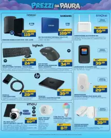 Volantino Euronics Bruno Pagina 21: Caricabatterie HP €29,99, Logitech Mouse M750 Signature Plus L Graphite €34,99