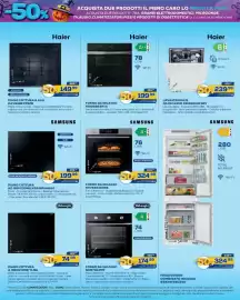 Volantino Euronics Bruno Pagina 32: Samsung forno da incasso €324,99, Forno elettrico Haier €199,99