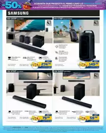 Volantino Euronics Bruno Pagina 38: MX-S150F Sound Tower €149,99, HW-B750F Soundbar €79,99