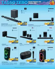 Volantino Euronics Bruno Pagina 7: JBL Party Box speaker €149,99, Samsung Party Speaker Bluetooth €99,99