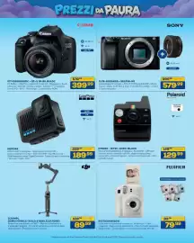 Volantino Euronics Bruno Pagina 8: GoPro HERO4K €189,99, Fujifilm Instax Mini 12W €79,99
