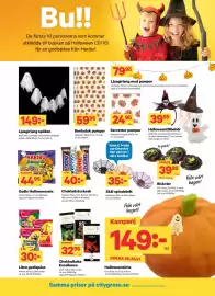 City Gross reklamblad vecka 43 Sida 12: Lindt Chokladkaka Excellence €32,95, Malaco liten godispåse €30,00