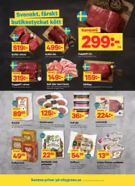 City Gross reklamblad vecka 43 Sida 2: Lohmanders kall sås €36,00, Helt eller halvt lamm €149,00
