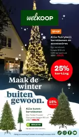 Welkoop folder Pagina 1: welKOOP OP=OP Alle Fairybell kerstbomen en accessoires Bijv. kerstboom hoogte 600 cm 1200 led warm