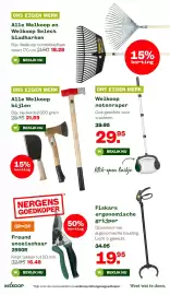 Welkoop folder Pagina 13: Fiskars ergonomische grijper €19,95, Welkoop bijlen €21,89