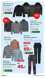 Welkoop folder Pagina 24: Størvik werkjassen €55,96, Størvik werktrui Arne, Sem of Jorn €29,95