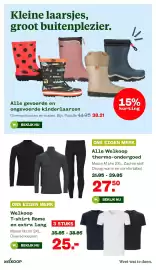 Welkoop folder Pagina 25: Ons eigen merk thermo-ondergoed €27,50, Welkoop T-shirt Rome en extra lang €25,00