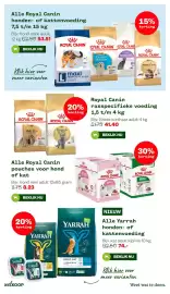 Welkoop folder Pagina 27: Royal Canin honden- of kattenvoeding €53,51, YarrAh honden- of kattenvoeding €74,00